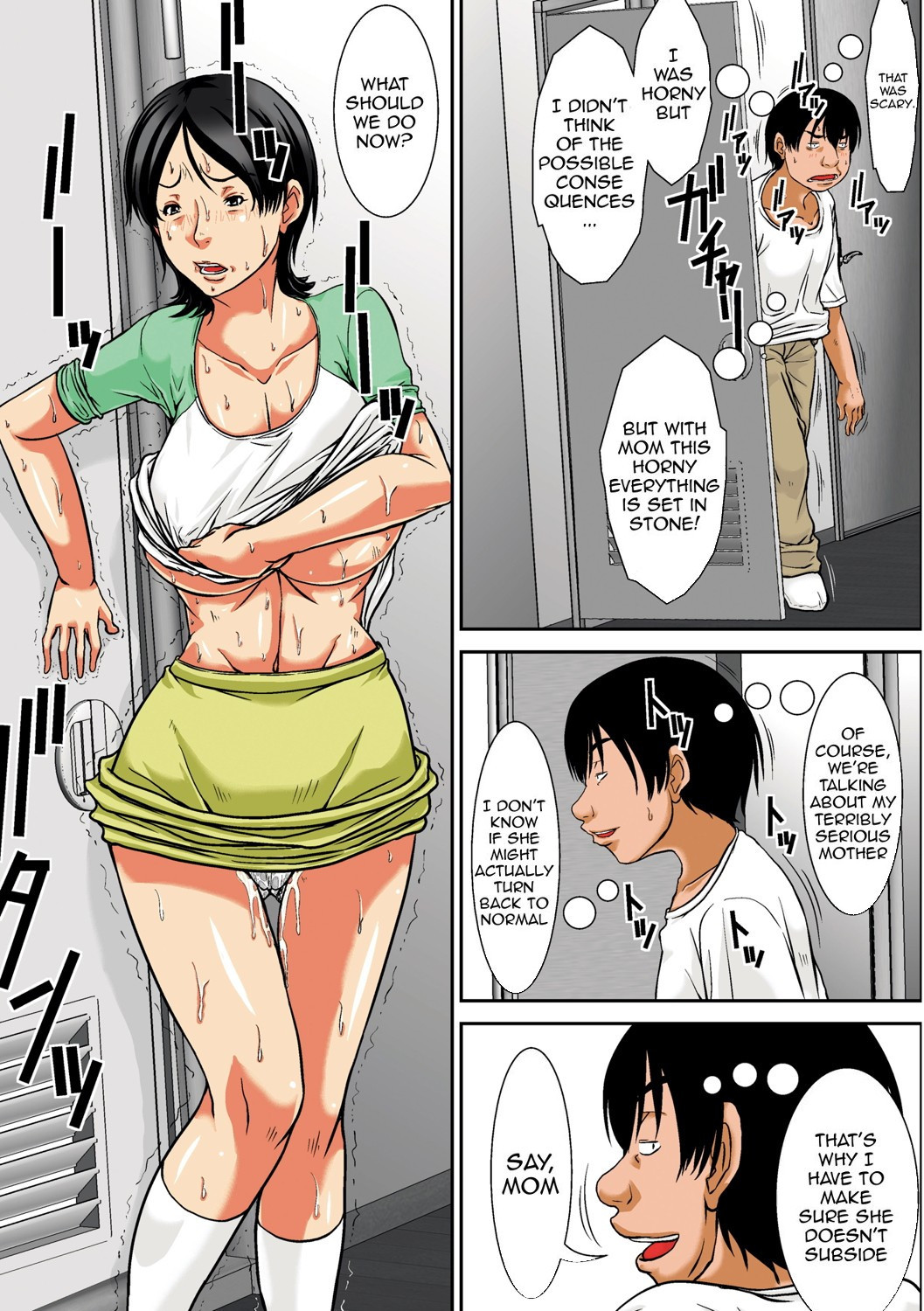 Hentai Manga Comic-Hey! What Are You Doing Making a Pass at Your Mother!-Read-159